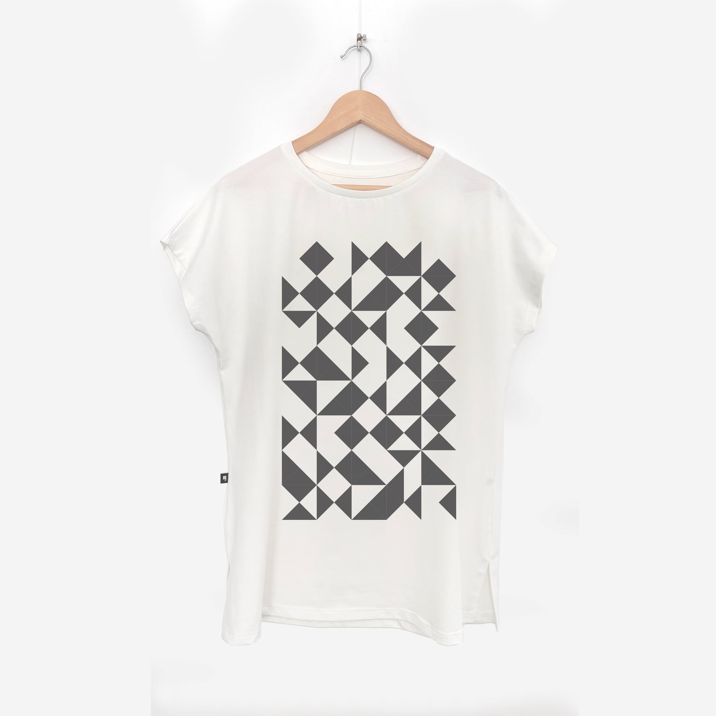 Majica regular "Origami", bela